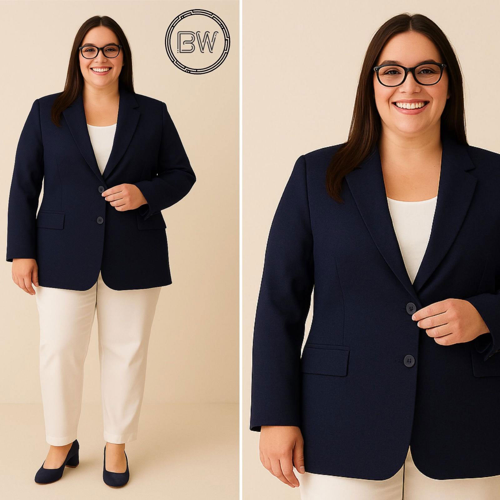 Blazer Azul 3 Botones