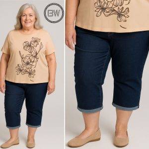 Jeans Marylin Con Elástico En La Cintura