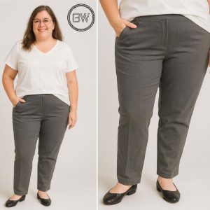 Pantalón Strech Americano De Pretina Simple