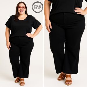 Jeans De Línea JMS Recto (negro)