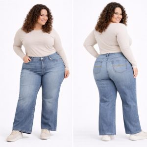 Jeans María Recto Faded Glory