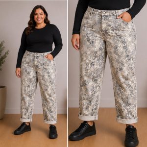 Pantalón Con Pintas