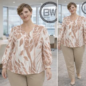 Blusas Estampadas  Manga Larga